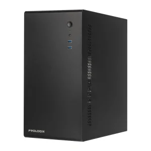 Корпус Prologix E105 400W 12см, 2xUSB3.0, Black UA