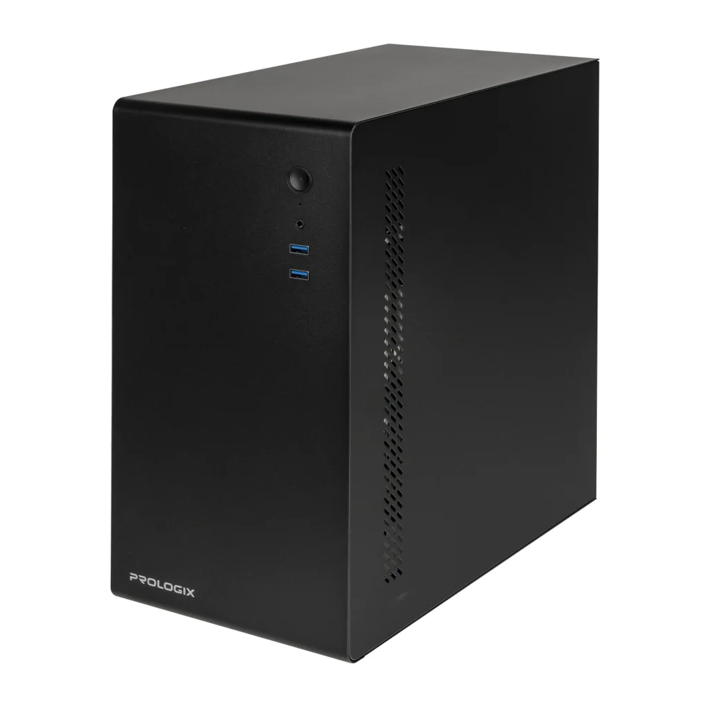 Корпус Prologix E105 400W 12см, 2xUSB3.0, Black UA