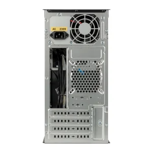 Корпус Prologix E105 400W 12см, 2xUSB3.0, Black UA