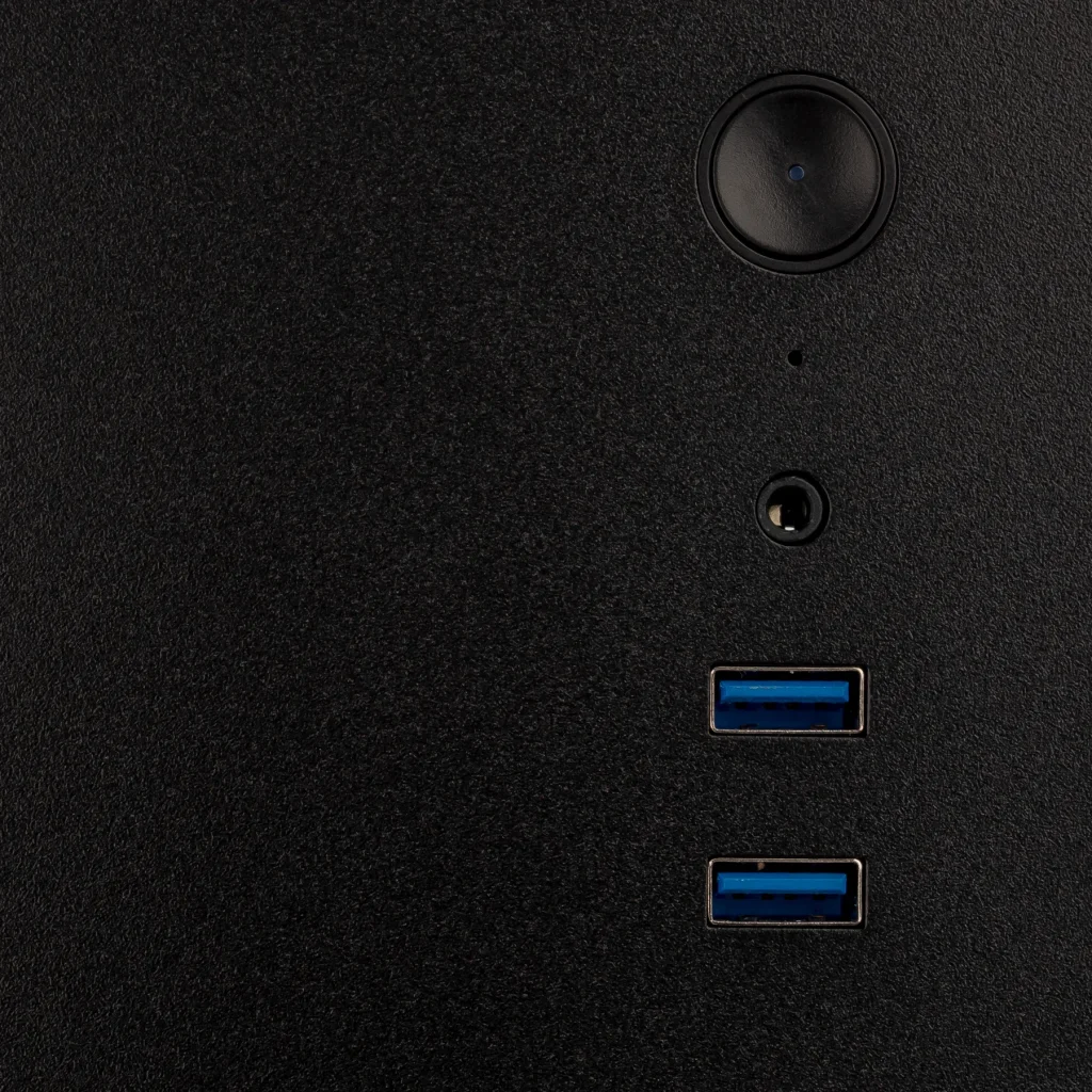 Корпус Prologix E105 400W 12см, 2xUSB3.0, Black UA