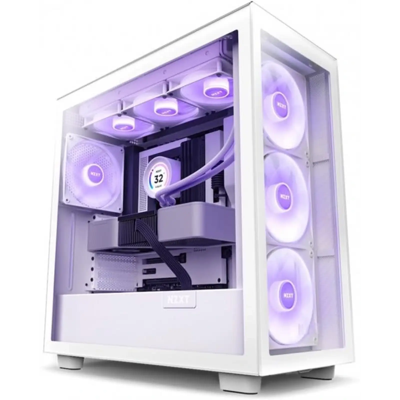 Корпус NZXT H7 Elite RGB White (CM-H71EW-02) без БЖ UA