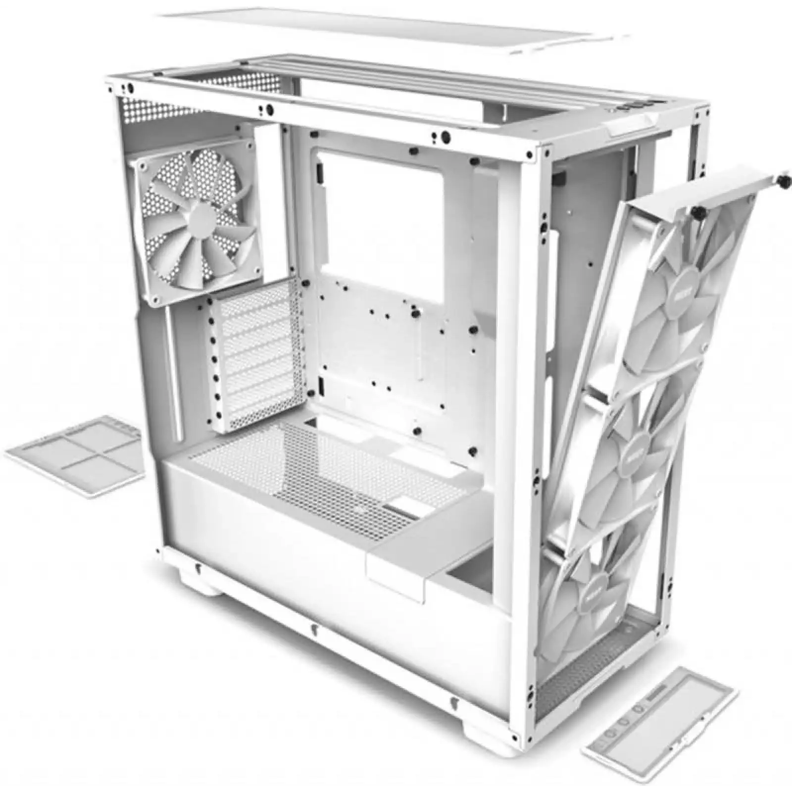 Корпус NZXT H7 Elite RGB White (CM-H71EW-02) без БЖ UA