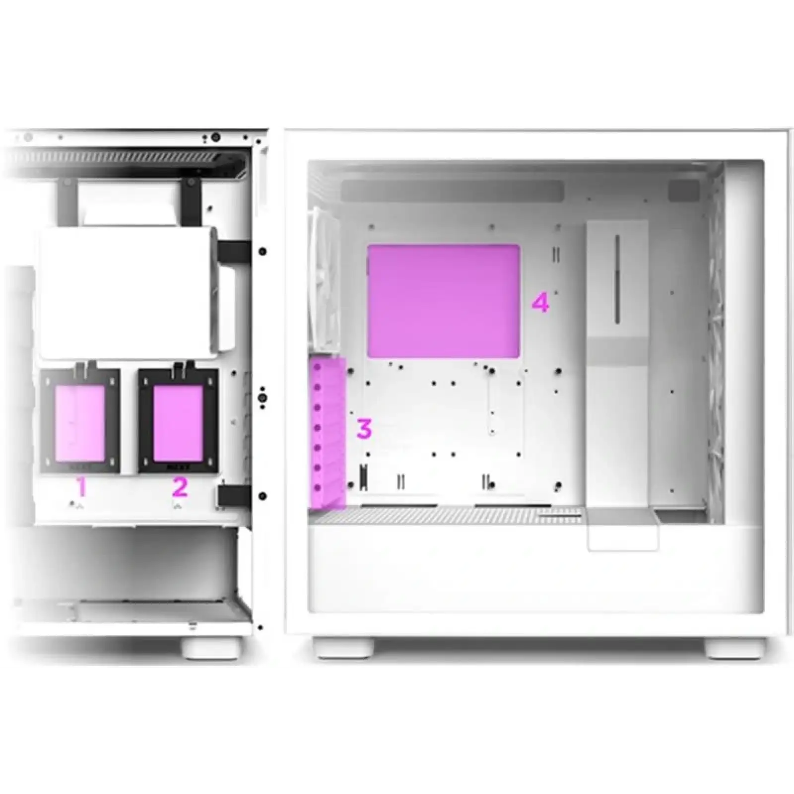 Корпус NZXT H7 Elite RGB White (CM-H71EW-02) без БЖ UA