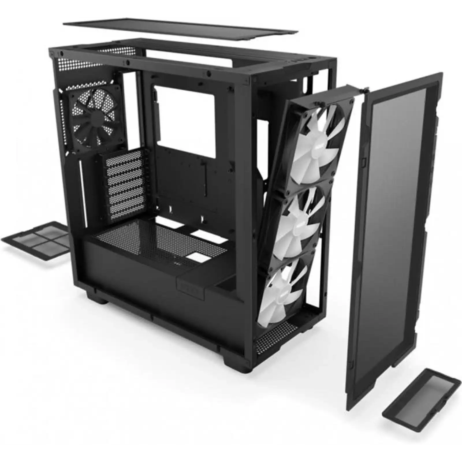 Корпус NZXT H7 Flow RGB Black (CM-H71FB-R1) без БП UA