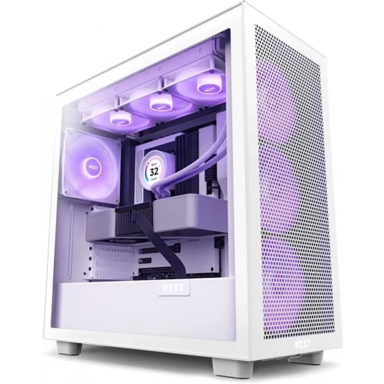 Корпус NZXT H7 Flow RGB White (CM-H71FW-R1) без БЖ UA