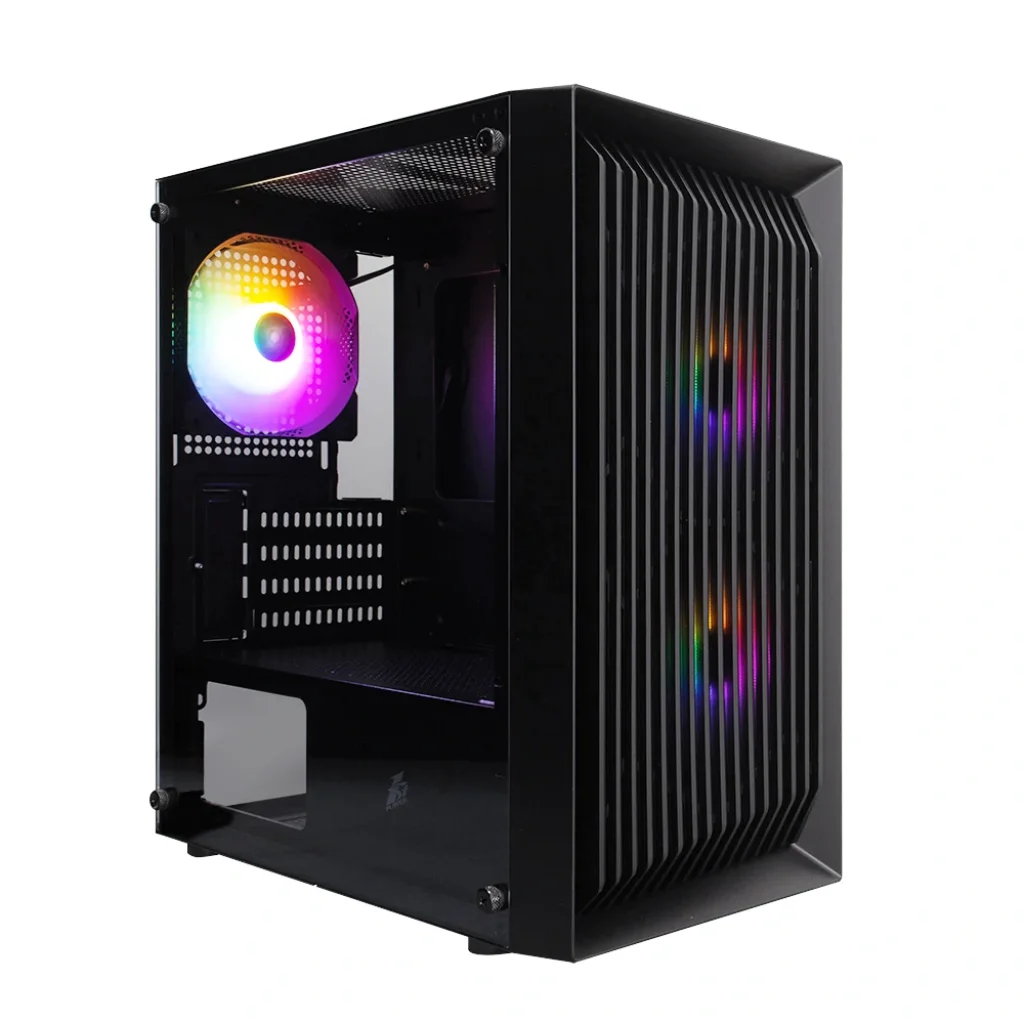 Корпус 1stPlayer BS-2-BK-3F1 Black без БЖ UA