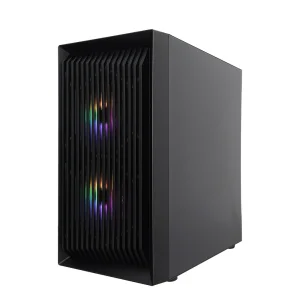 Корпус 1stPlayer BS-2-BK-3F1 Black без БЖ UA