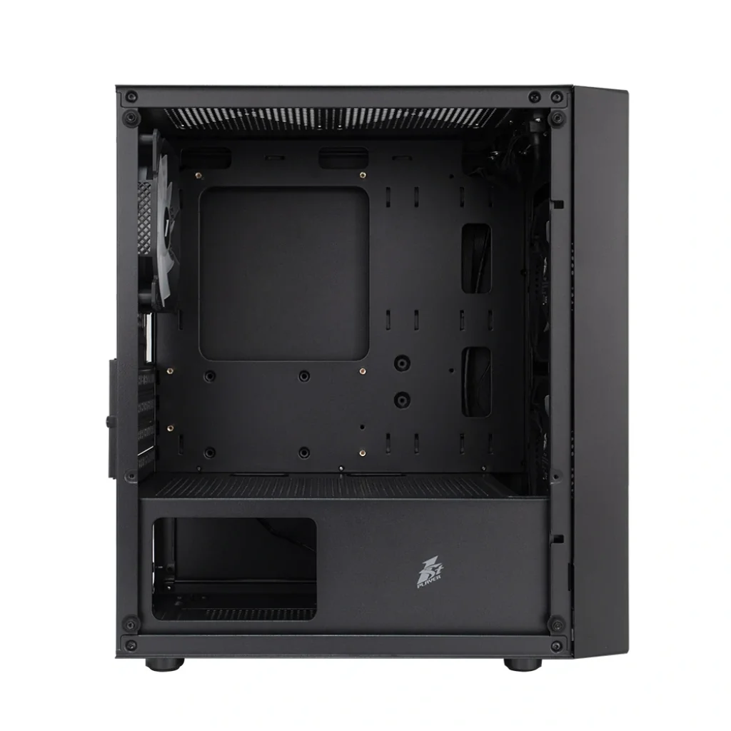 Корпус 1stPlayer BS-2-BK-3F1 Black без БЖ UA