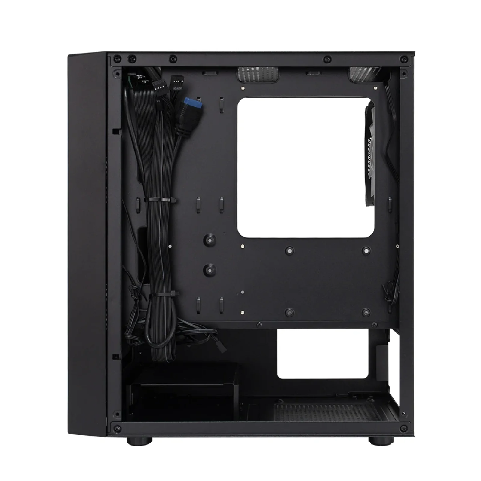 Корпус 1stPlayer BS-2-3F1-BK Black без БЖ UA