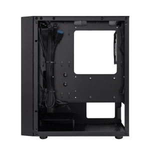 Корпус 1stPlayer BS-2-BK-3F1 Black без БЖ UA