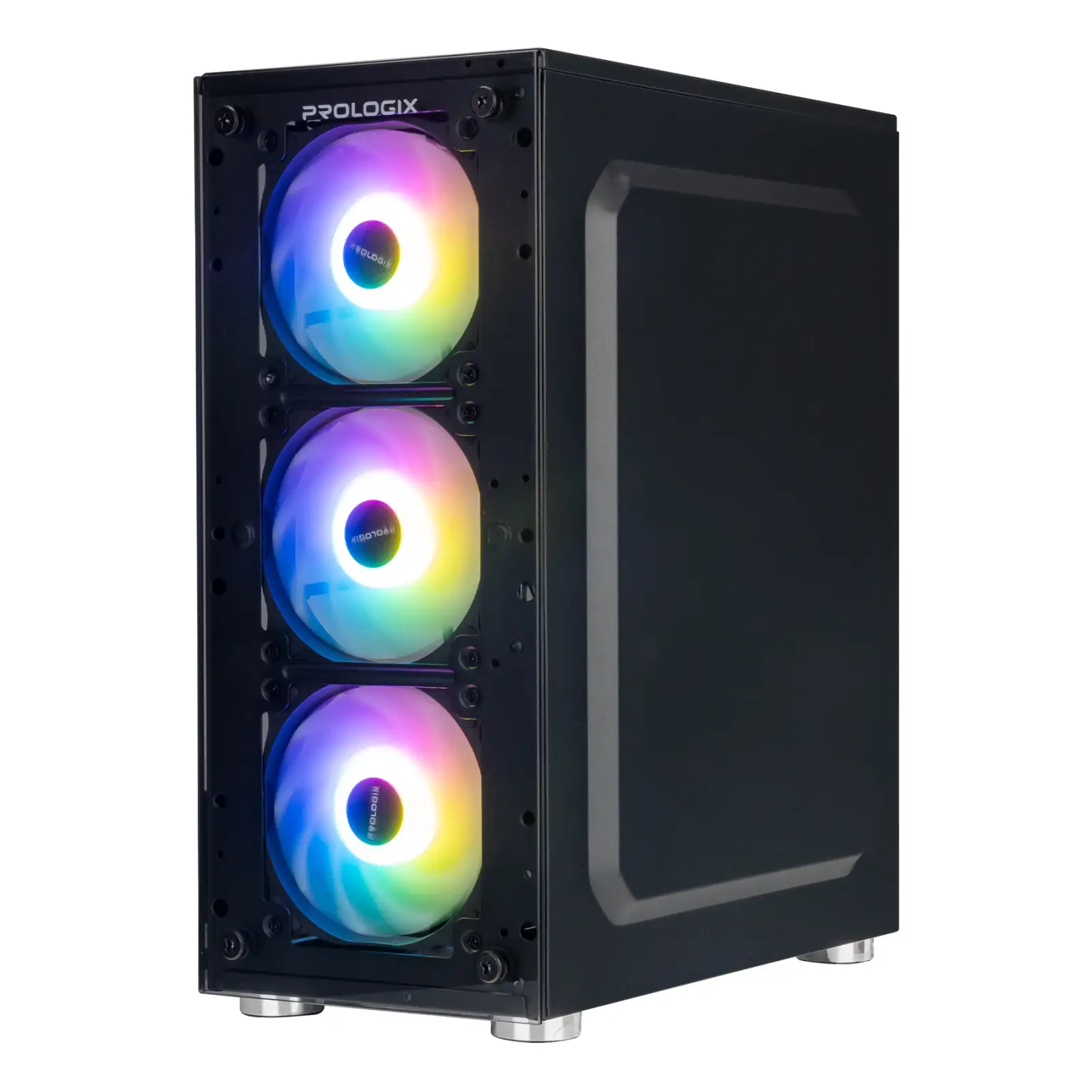 Корпус Prologix E103 Tempered Glass 2xUSB3.0, Black UA