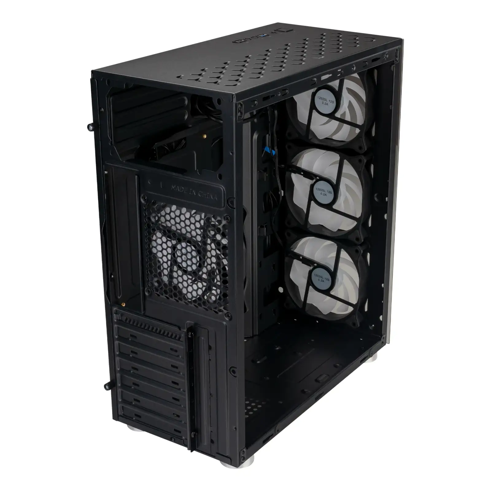 Корпус Prologix E103 Tempered Glass 2xUSB3.0, Black UA