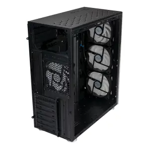 Корпус Prologix E103 Tempered Glass 2xUSB3.0, Black UA