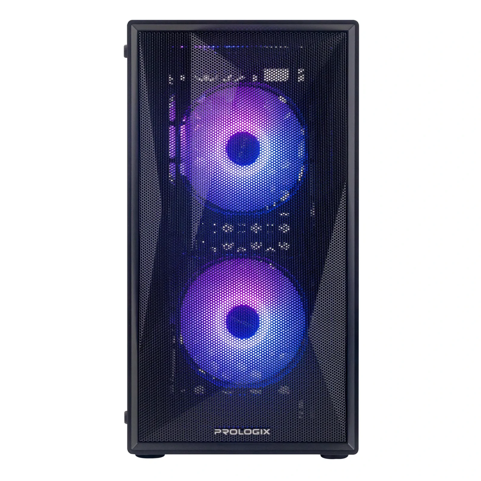 Корпус Prologix E102 Tempered Glass&Mesh 1xUSB2.0, 2xUSB3.0, Black UA