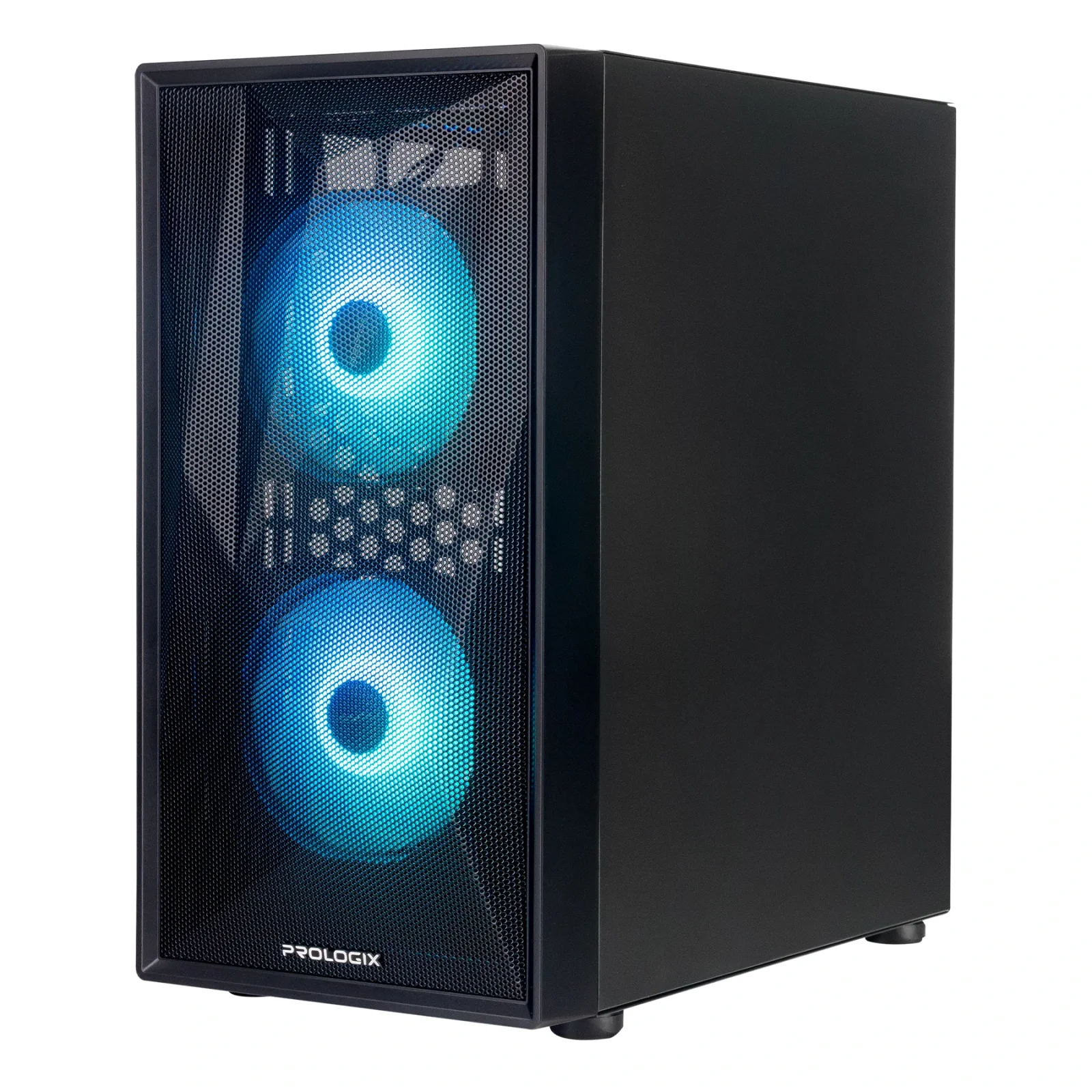 Корпус Prologix E102 Tempered Glass&Mesh 1xUSB2.0, 2xUSB3.0, Black UA