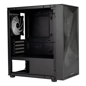 Корпус Prologix E102 Tempered Glass&Mesh 1xUSB2.0, 2xUSB3.0, Black UA