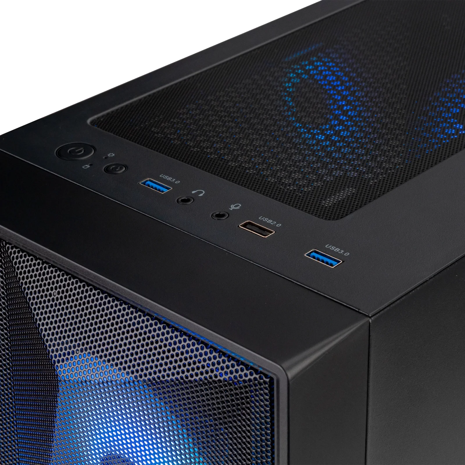 Корпус Prologix E102 Tempered Glass&Mesh 1xUSB2.0, 2xUSB3.0, Black UA