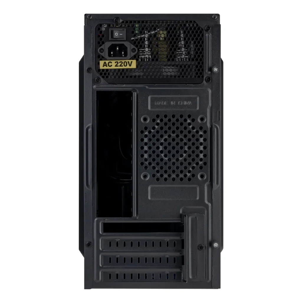 Корпус Prologix E101 500W 12см, 2xUSB3.0, Black UA