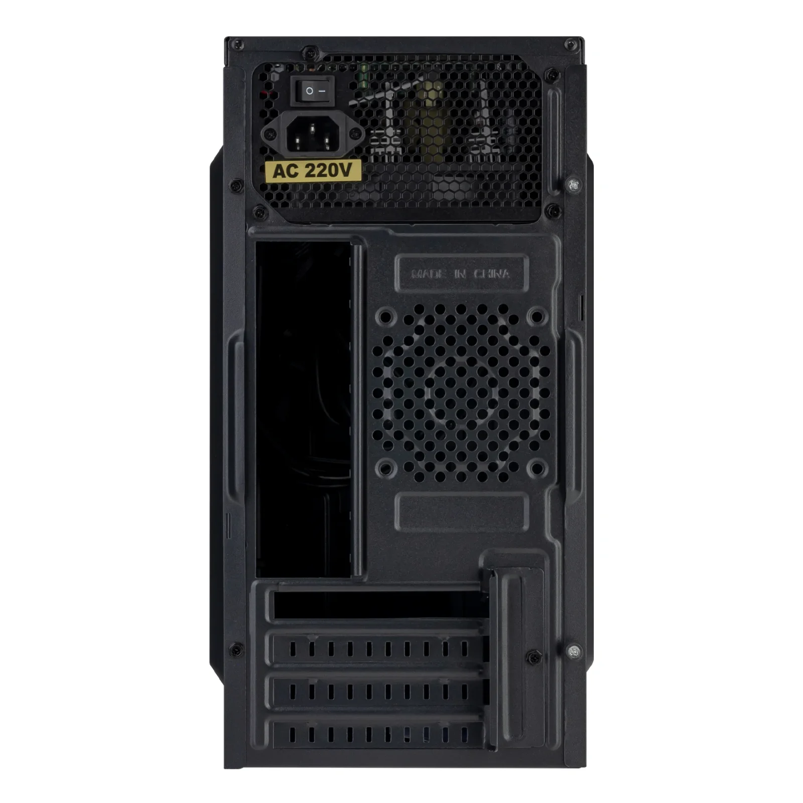 Корпус Prologix E101 500W 12см, 2xUSB3.0, Black UA