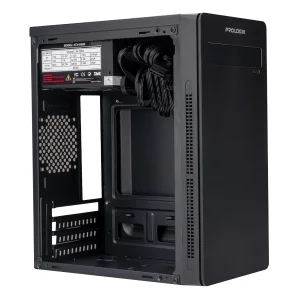 Корпус Prologix E101 500W 12см, 2xUSB3.0, Black UA