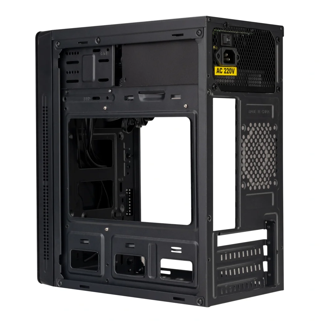 Корпус Prologix E101 500W 12см, 2xUSB3.0, Black UA