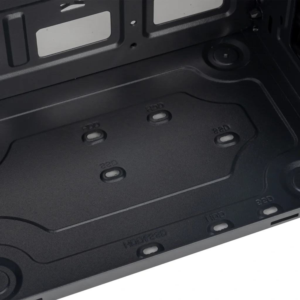 Корпус Prologix E101 500W 12см, 2xUSB3.0, Black UA