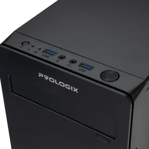 Корпус Prologix E101 500W 12см, 2xUSB3.0, Black UA