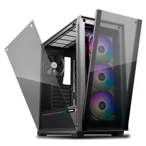 Корпус DeepCool Matrexx 70 ADD-RGB 3F Black (DP-ATX-MATREXX70-BKG0P-3F) без БЖ UA