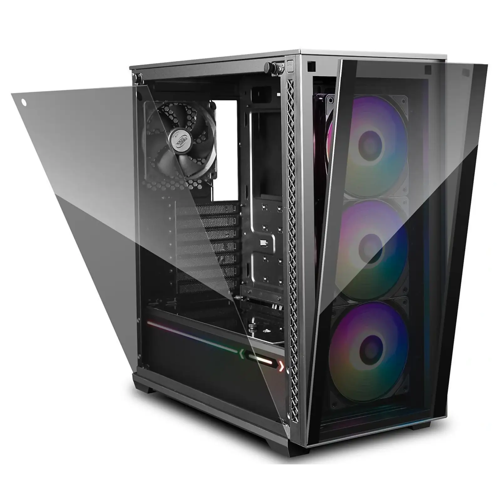Корпус DeepCool Matrexx 70 ADD-RGB 3F Black (DP-ATX-MATREXX70-BKG0P-3F) без БЖ UA