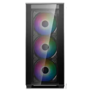 Корпус DeepCool Matrexx 70 ADD-RGB 3F Black (DP-ATX-MATREXX70-BKG0P-3F) без БЖ UA