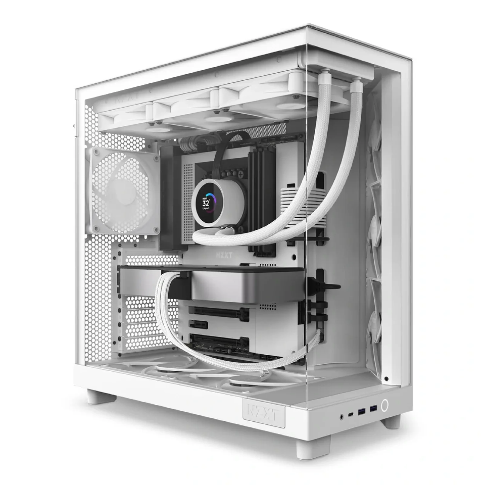 Корпус NZXT H6 Flow White (CC-H61FW-01) без БП UA