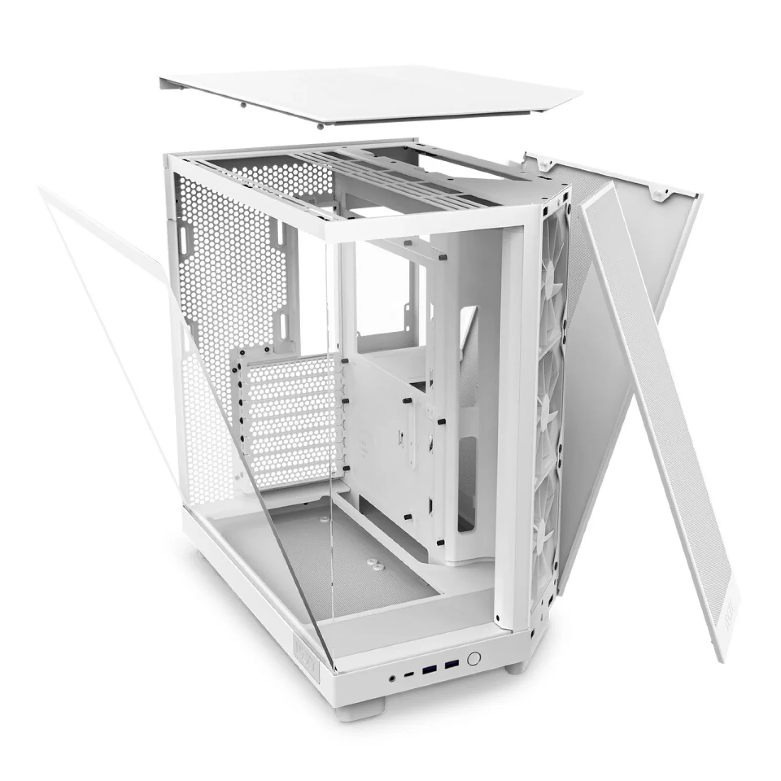 Корпус NZXT H6 Flow White (CC-H61FW-01) без БП UA