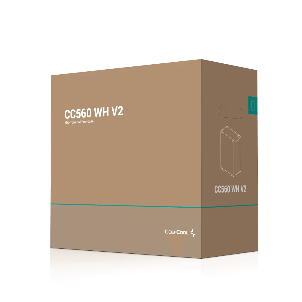 Корпус DeepCool CC560 V2 White (R-CC560-WHGAA4-G-2) без БЖ UA