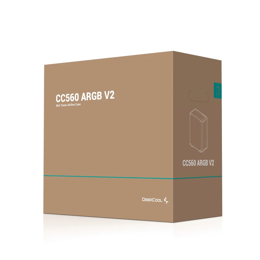 Корпус DeepCool CC560 ARGB V2 (R-CC560-BKTAA4-G-2) без БЖ UA