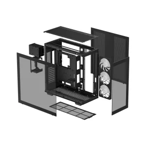 Корпус DeepCool CH780 Black (R-CH780-BKADE41-G-1) без БЖ UA