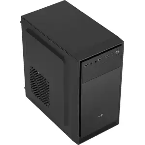 Корпус AeroCool CS-104-S-BK-v1 (ACCX-PC12003.11) Black + БП VX Plus 450 450W UA