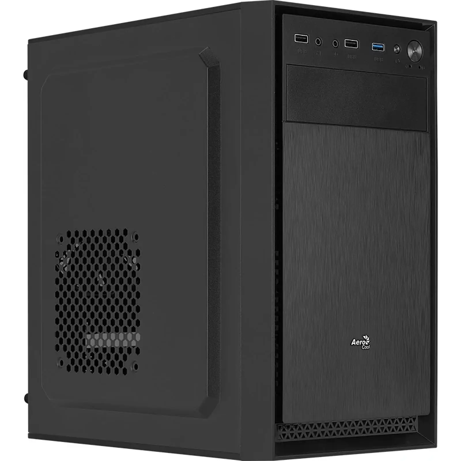 Корпус AeroCool CS-104-S-BK-v1 (ACCX-PC12003.11) Black + БП VX Plus 450 450W UA