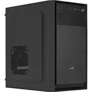 Корпус AeroCool CS-104-S-BK-v1 (ACCX-PC12003.11) Black + БП VX Plus 450 450W UA