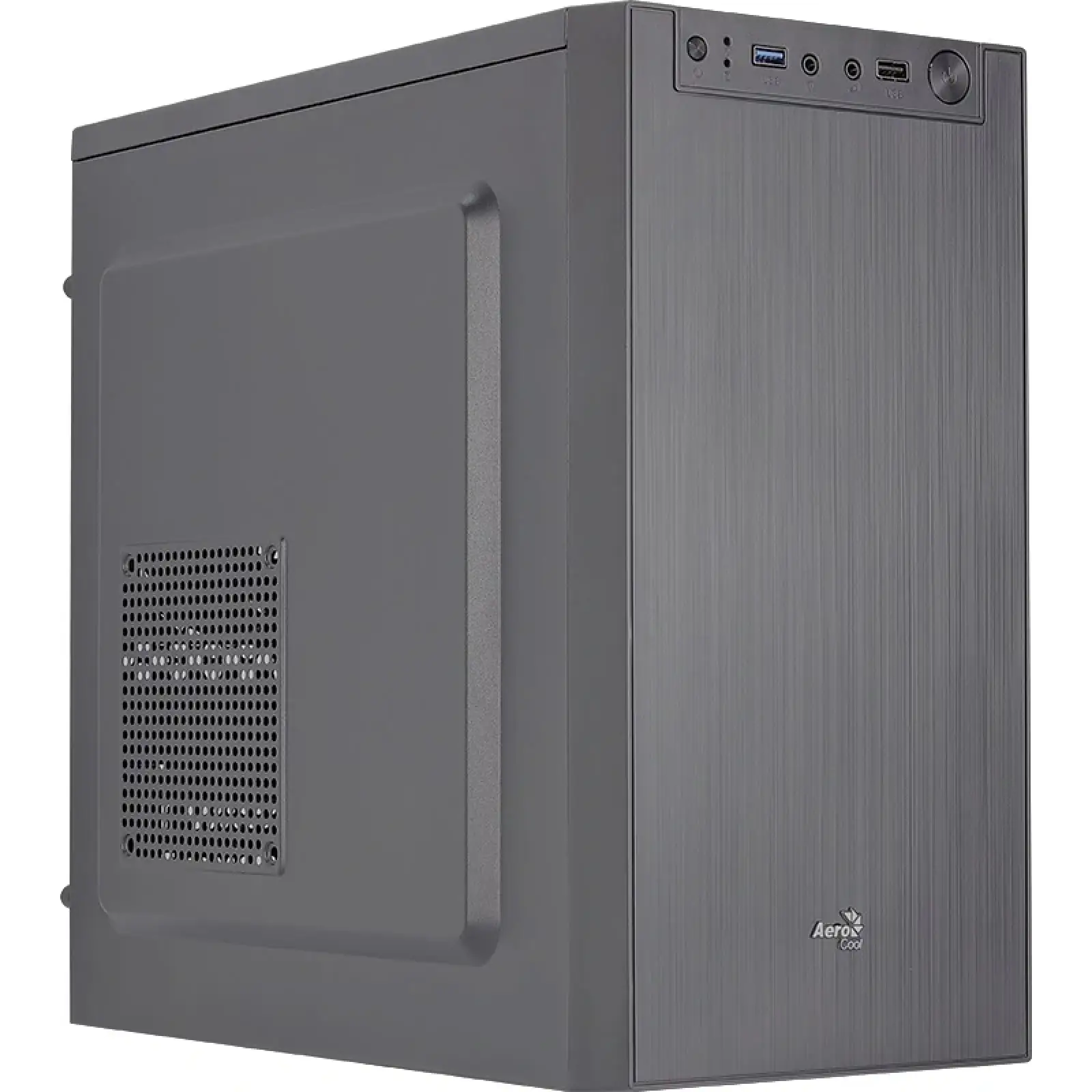 Корпус AeroCool CS-108-S-BK-v1 (ACCX-PC16001.11) Black + БП VX Plus 450 450W UA