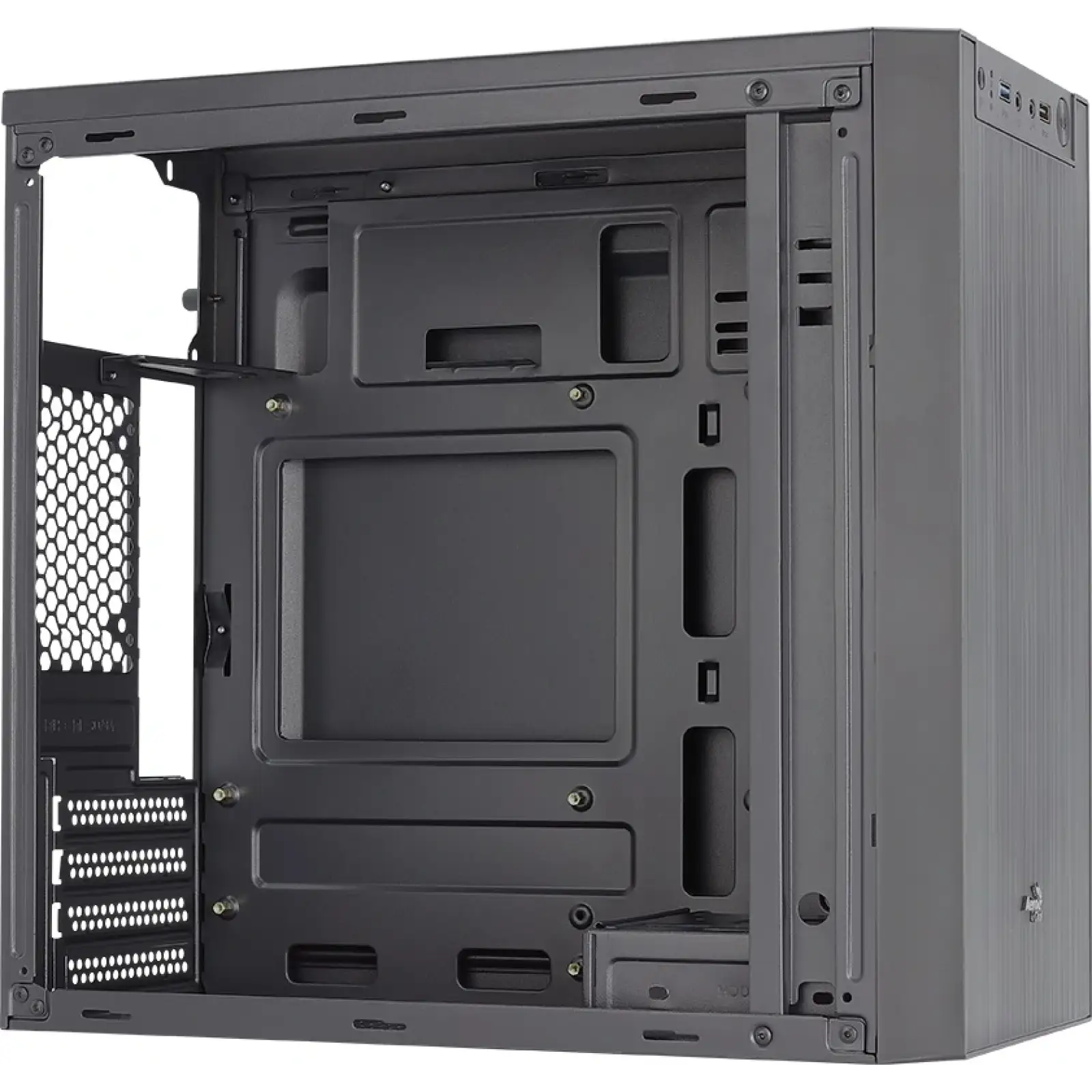 Корпус AeroCool CS-108-S-BK-v1 (ACCX-PC16001.11) Black + БП VX Plus 450 450W UA