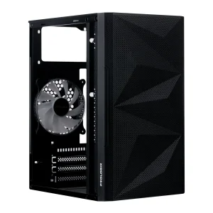 Корпус Prologix E113 Tempered Glass&Mesh Black, E113 Black UA