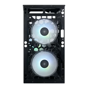 Корпус Prologix E113 Tempered Glass&Mesh Black, E113 Black UA