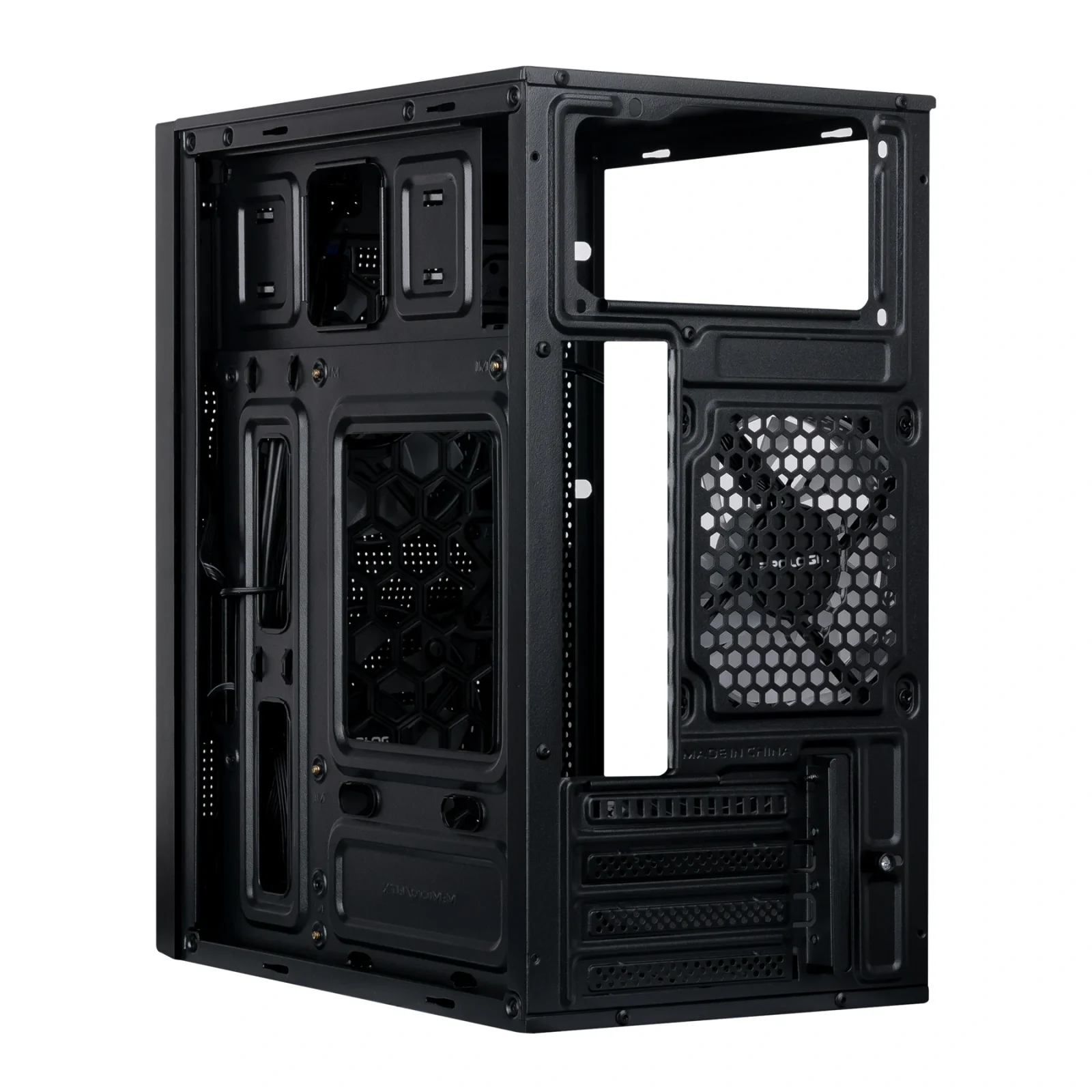 Корпус Prologix E113 Tempered Glass&Mesh Black, E113 Black UA