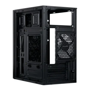 Корпус Prologix E113 Tempered Glass&Mesh Black, E113 Black UA