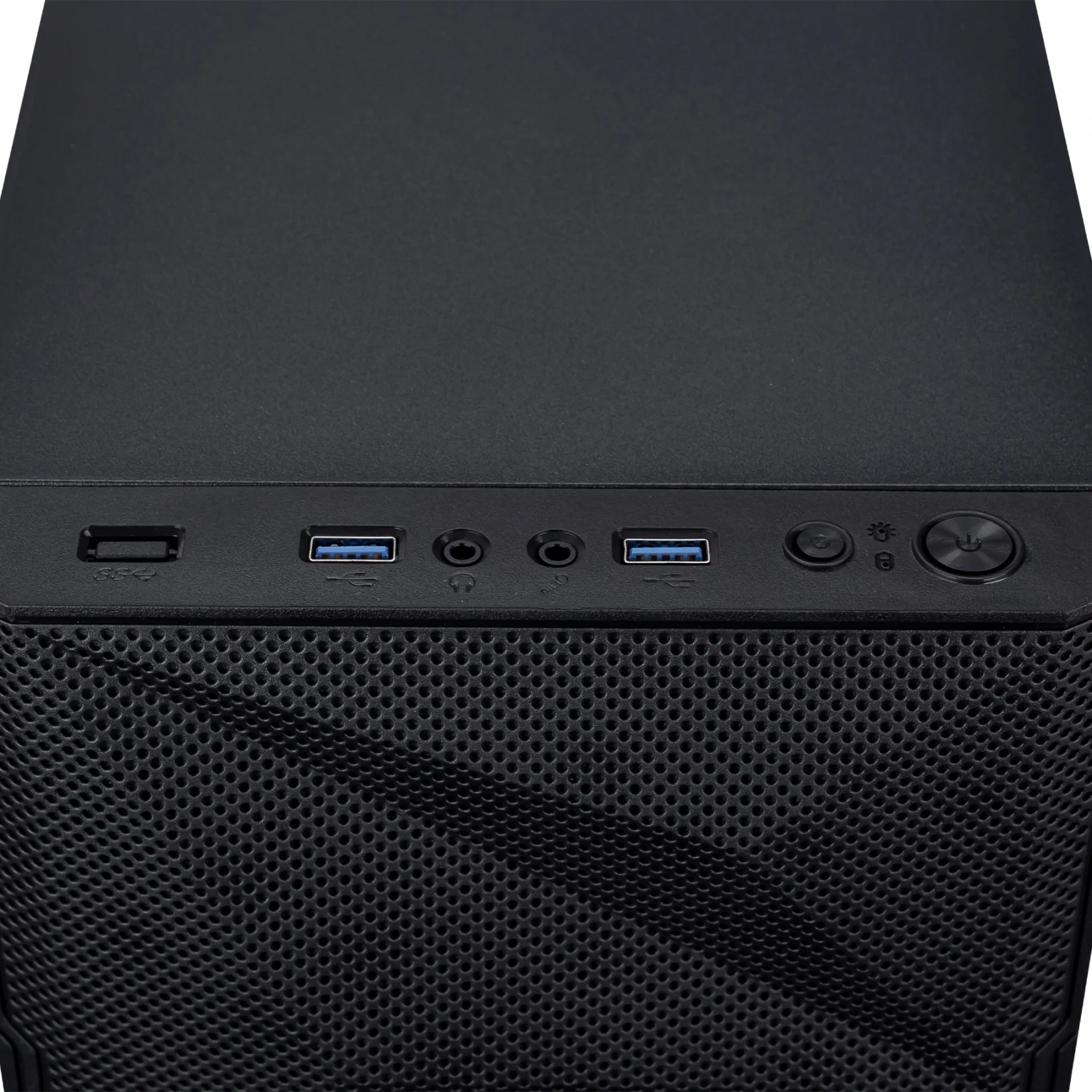 Корпус Prologix E113 Tempered Glass&Mesh Black, E113 Black UA