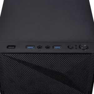 Корпус Prologix E113 Tempered Glass&Mesh Black, E113 Black UA