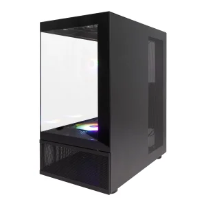 Корпус 1stPlayer Mi7-A-BK-2F7R-1F7 Black без БЖ UA