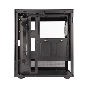 Корпус 1stPlayer Mi7-A-BK-2F7R-1F7 Black без БЖ UA