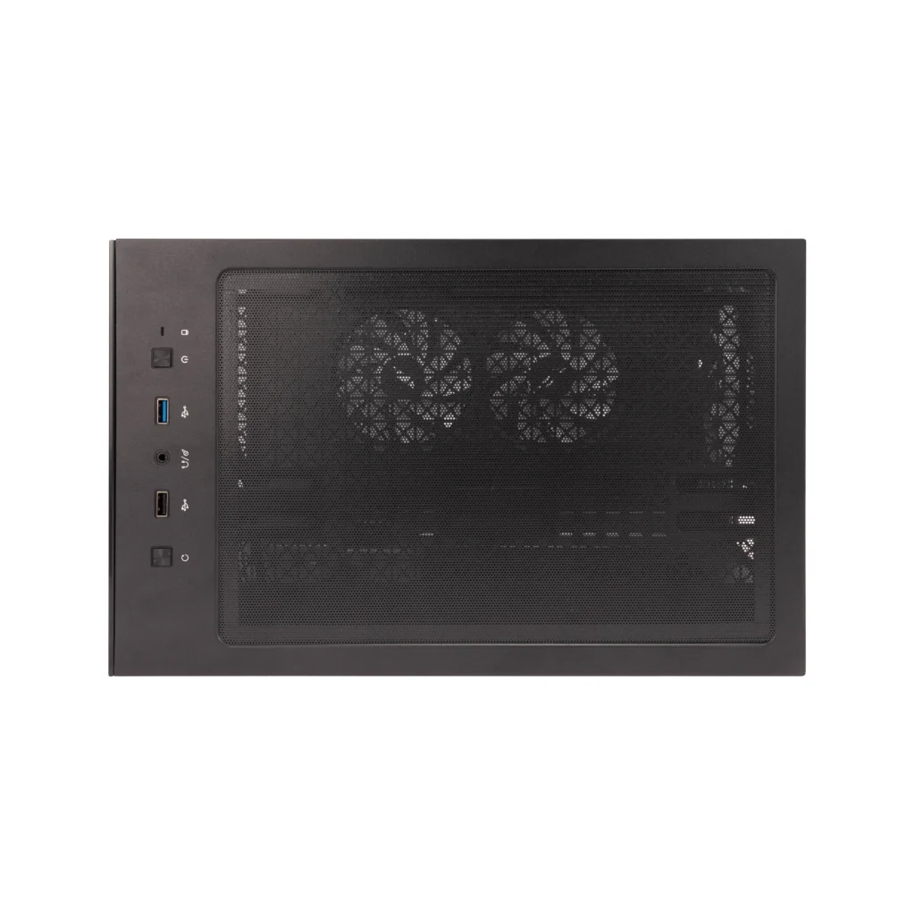 Корпус 1stPlayer Mi7-A-BK-2F7R-1F7 Black без БЖ UA
