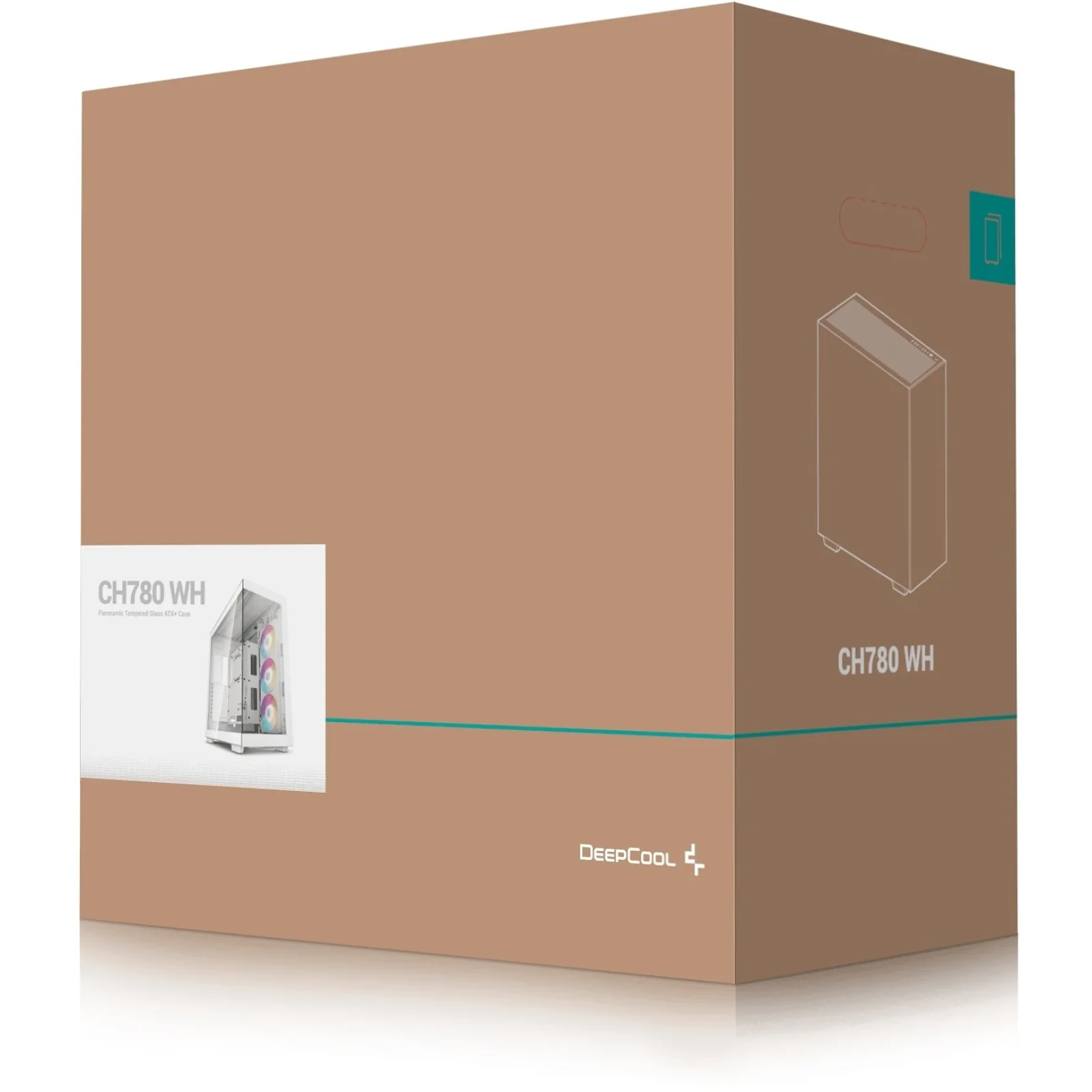 Корпус DeepCool CH780 White (R-CH780-WHADE41-G-1) без БП UA